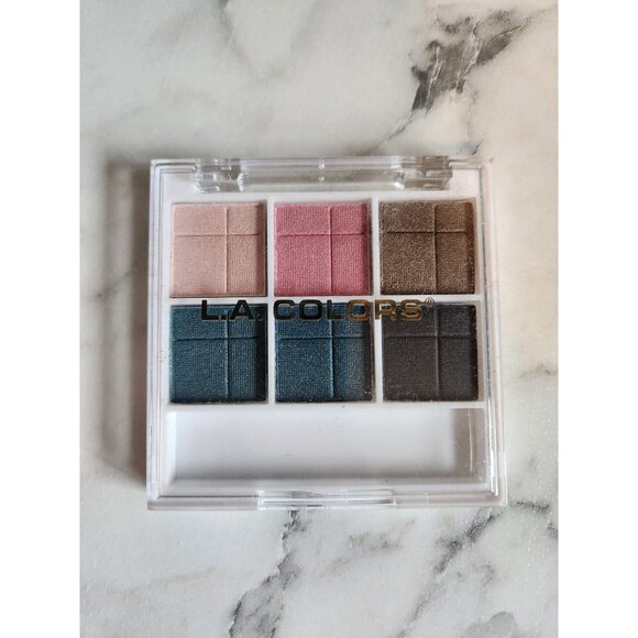 L.A. Colors Nite Out 6-Color Eyeshadow Palette - Picture 1 of 3